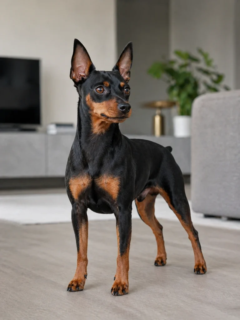 Miniature Pinscher low maintenance small dog indoors
