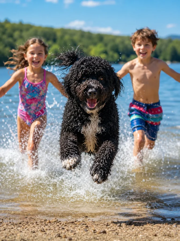 portuguese water dog active hypoallergenic kids
